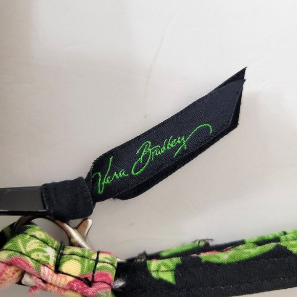 Vera Bradley Black Botanica Small Cross Body or Shoulder Bag - Picture 2 of 6